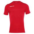 Rigel shirt shortsleeve RED 4XL Teknisk trenings t-skjorte - Unisex
